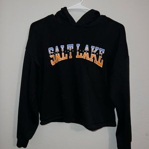 Salt Lake City cropped hoodie